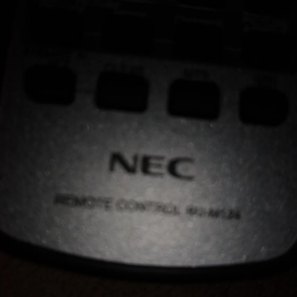 NEC RU-M124 Remote